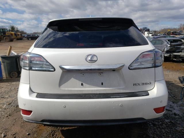 2T2ZK1BAXBC054682 - 2011 LEXUS RX 350 WHITE photo 6