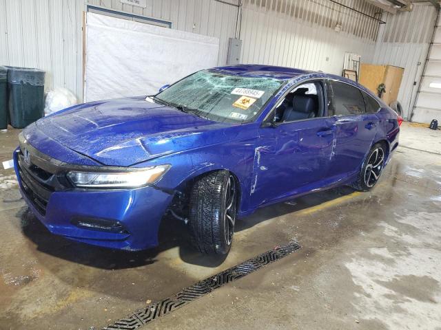 1HGCV1F3XJA132184 - 2018 HONDA ACCORD SPORT Синій фото 1