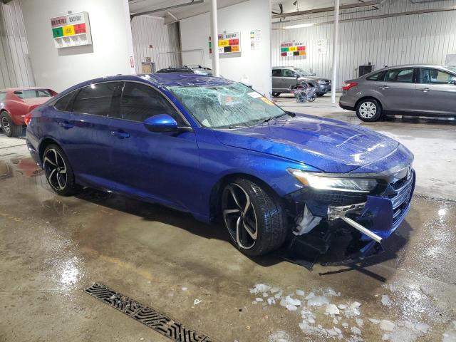 1HGCV1F3XJA132184 - 2018 HONDA ACCORD SPORT Синій фото 4