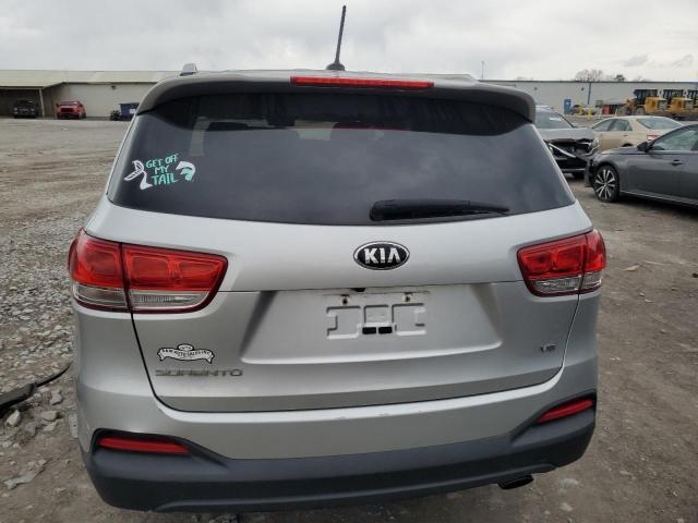 5XYPGDA53HG234571 - 2017 KIA SORENTO LX SILVER photo 6