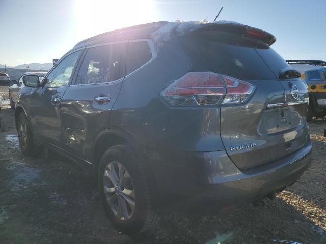 5N1AT2MV6EC862041 - 2014 NISSAN ROGUE S GRAY photo 2