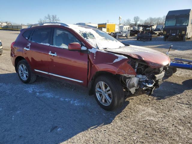 JN8AS5MVXDW643433 - 2013 NISSAN ROGUE S RED photo 4