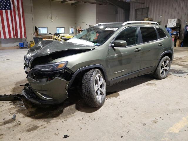 1C4PJMDX8KD385670 - 2019 JEEP CHEROKEE LIMITED GREEN photo 1