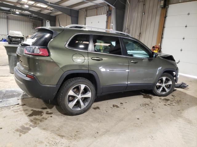 1C4PJMDX8KD385670 - 2019 JEEP CHEROKEE LIMITED GREEN photo 3