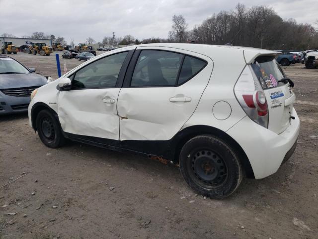 JTDKDTB32C1503579 - 2012 TOYOTA PRIUS C WHITE photo 2