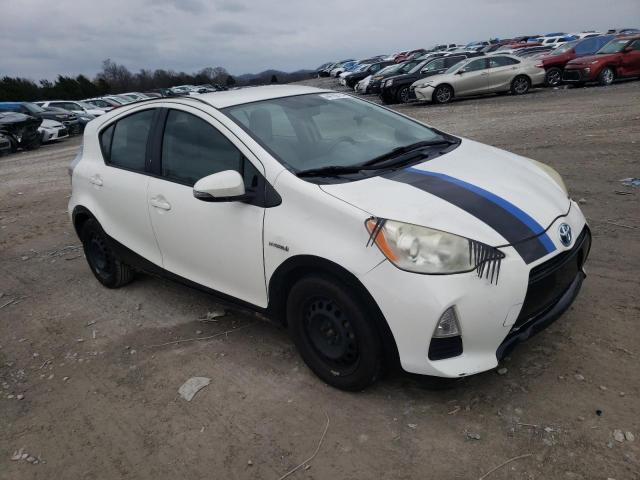 JTDKDTB32C1503579 - 2012 TOYOTA PRIUS C WHITE photo 4