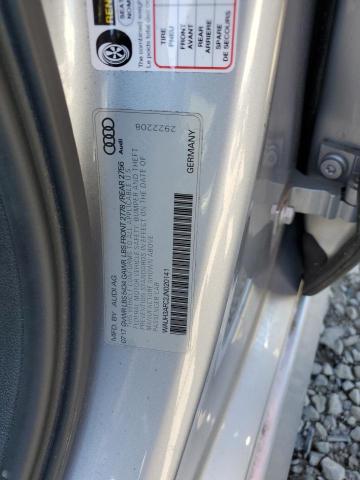 WAUH3AFC2JN020141 - 2018 AUDI A6 PRESTIGE ვერცხლისფერი ფოტო 12