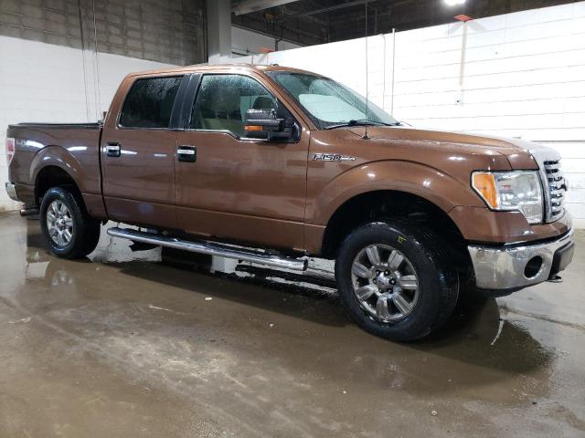 1FTFW1EF4BFA43445 - 2011 FORD F150 SUPERCREW BROWN photo 4