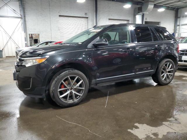 2FMDK3JC2EBB28411 - 2014 FORD EDGE SEL BLACK photo 1