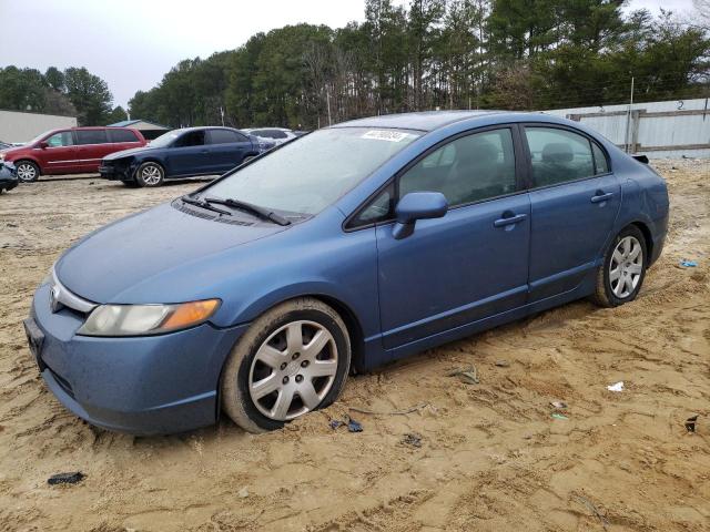 1HGFA16537L053091 - 2007 HONDA CIVIC LX BLUE photo 1