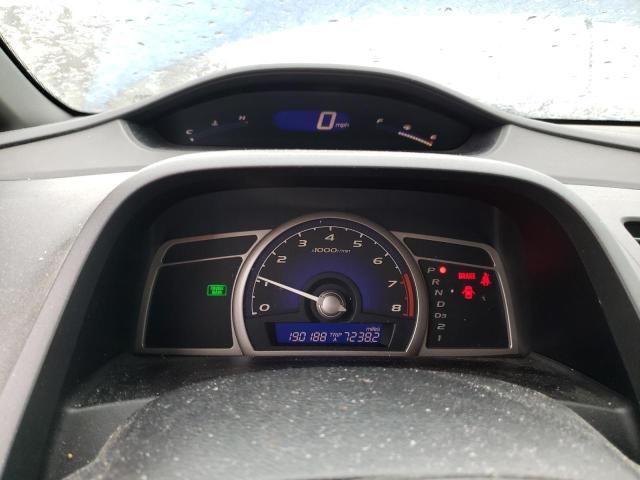 1HGFA16537L053091 - 2007 HONDA CIVIC LX BLUE photo 9