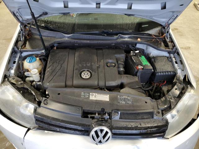 WVWBA7AJ5BW054366 - 2011 VOLKSWAGEN GOLF SILVER photo 11