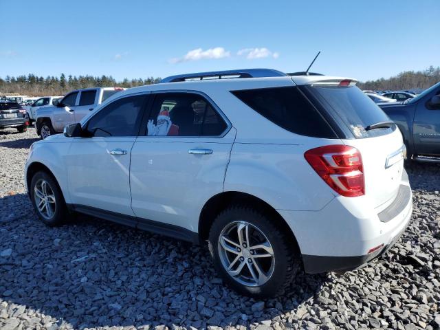 2GNALDEK0G1170832 - 2016 CHEVROLET EQUINOX LTZ WHITE photo 2