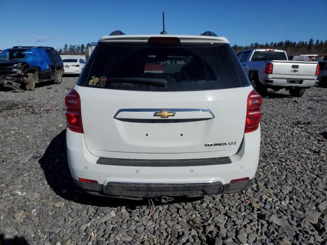 2GNALDEK0G1170832 - 2016 CHEVROLET EQUINOX LTZ WHITE photo 6