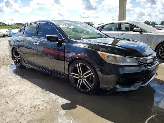 1HGCR2E52HA099799 - 2017 HONDA ACCORD SPORT 黑色 照片 4