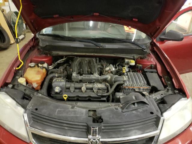 1B3LC56D69N518174 - 2009 DODGE AVENGER SXT RED photo 11