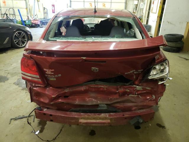 1B3LC56D69N518174 - 2009 DODGE AVENGER SXT RED photo 6