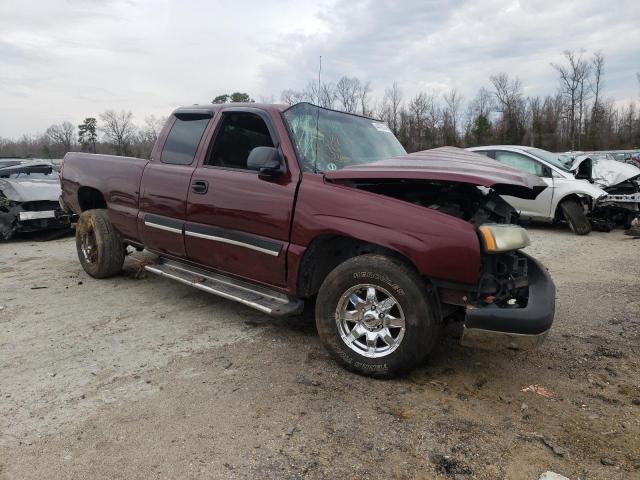 2GCEC19V331189169 - 2003 CHEVROLET SILVERADO C1500 BURGUNDY photo 4