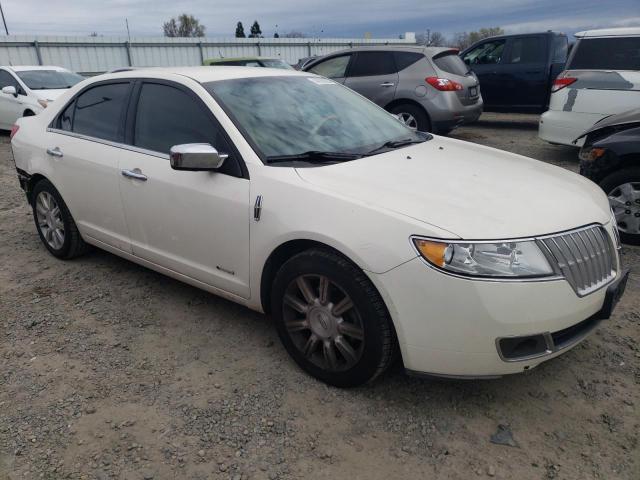 3LNDL2L35CR800965 - 2012 LINCOLN MKZ HYBRID WHITE photo 4