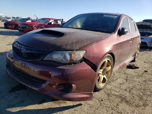 JF1GH74648G812831 - 2008 SUBARU IMPREZA WRX BURGUNDY photo 1