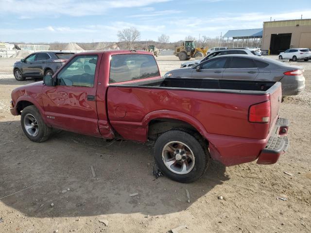 1GCCS14W6YK214874 - 2000 CHEVROLET S TRUCK S10 MAROON photo 2