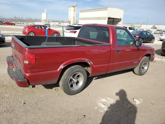 1GCCS14W6YK214874 - 2000 CHEVROLET S TRUCK S10 MAROON photo 3