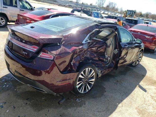 3LN6L5E96HR625001 - 2017 LINCOLN MKZ RESERVE BURGUNDY photo 3