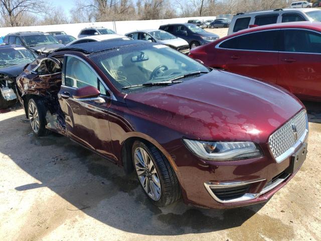 3LN6L5E96HR625001 - 2017 LINCOLN MKZ RESERVE BURGUNDY photo 4