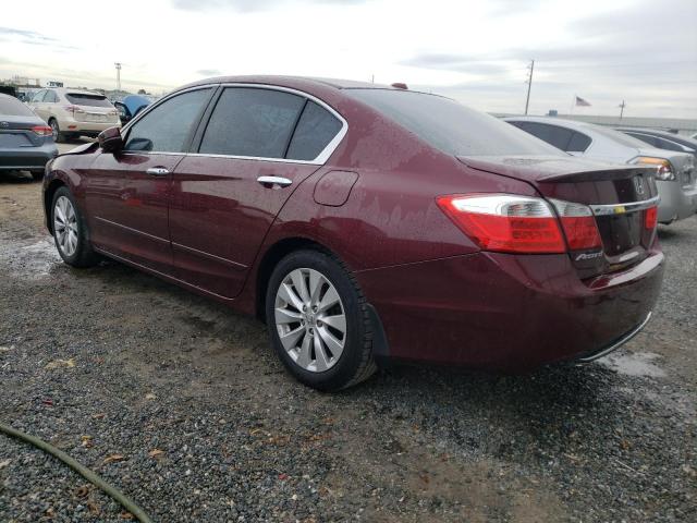 1HGCR2F86DA238013 - 2013 HONDA ACCORD EXL BURGUNDY photo 2