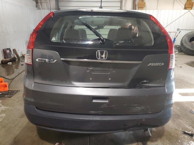 2HKRM4H39CH629538 - 2012 HONDA CR-V LX GRAY photo 6