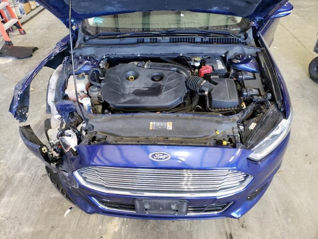 3FA6P0K90DR331125 - 2013 FORD FUSION TITANIUM BLUE photo 11