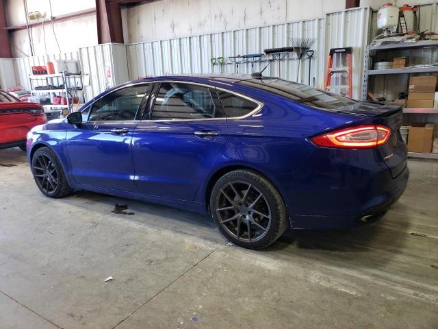 3FA6P0K90DR331125 - 2013 FORD FUSION TITANIUM BLUE photo 2