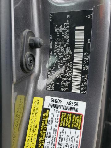 5TDKK3DC1BS158808 - 2011 TOYOTA SIENNA LE GRAY photo 13