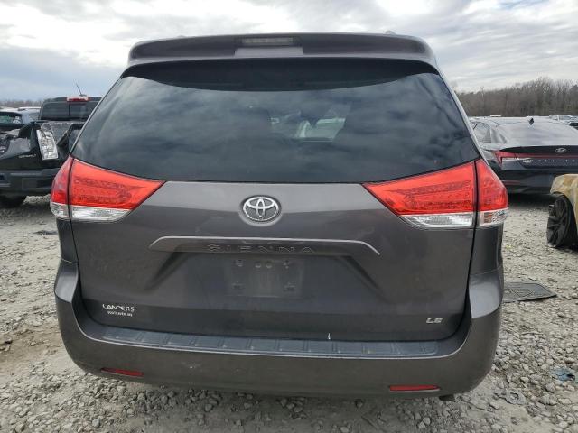 5TDKK3DC1BS158808 - 2011 TOYOTA SIENNA LE GRAY photo 6