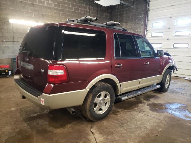 1FMFU18589EB04185 - 2009 FORD EXPEDITION EDDIE BAUER MAROON photo 3