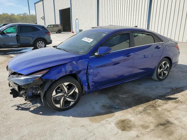 KMHLN4AJ5PU074364 - 2023 HYUNDAI ELANTRA LIMITED BLUE photo 1