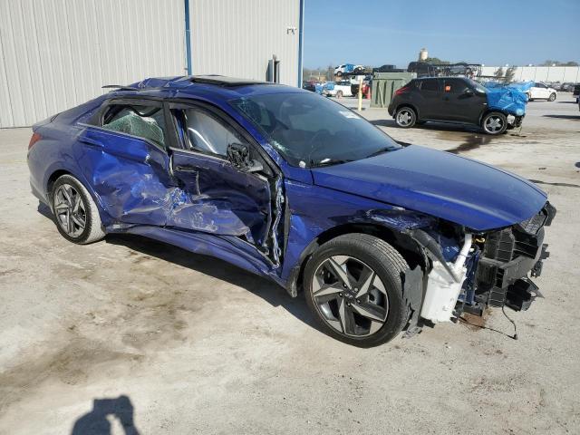 KMHLN4AJ5PU074364 - 2023 HYUNDAI ELANTRA LIMITED BLUE photo 4