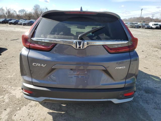 2HKRW2H89MH612170 - 2021 HONDA CR-V EXL GRAY photo 6