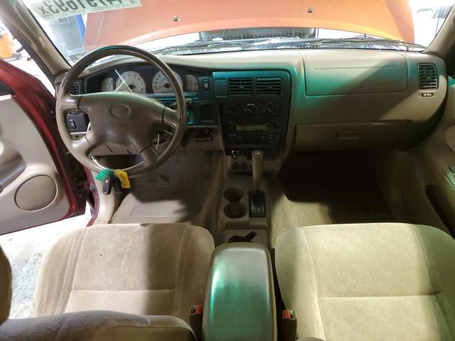 5TEGN92N52Z064244 - 2002 TOYOTA TACOMA DOUBLE CAB PRERUNNER RED photo 8