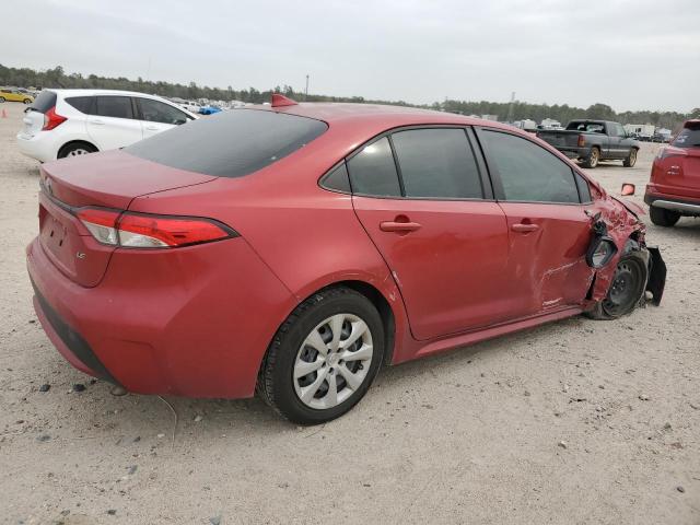 JTDEPMAE2MJ135578 - 2021 TOYOTA COROLLA LE RED photo 3