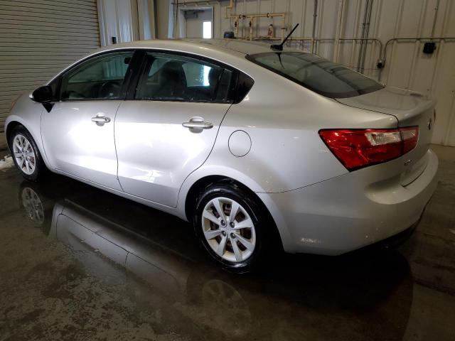 KNADM4A34E6359584 - 2014 KIA RIO LX SILVER photo 2