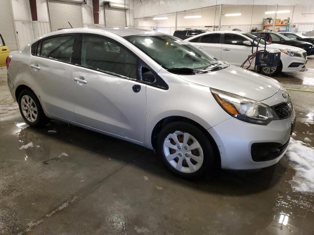 KNADM4A34E6359584 - 2014 KIA RIO LX SILVER photo 4
