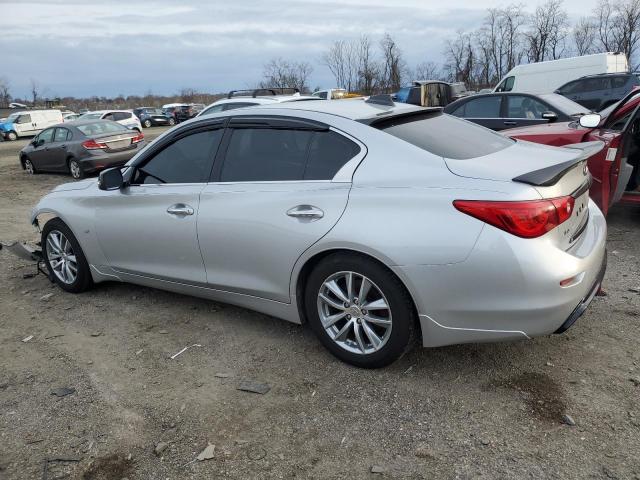 JN1BV7AR5FM415867 - 2015 INFINITI Q50 BASE SILVER photo 2