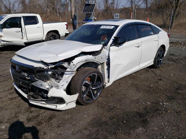 1HGCV2F36NA023961 - 2022 HONDA ACCORD SPORT WHITE photo 1