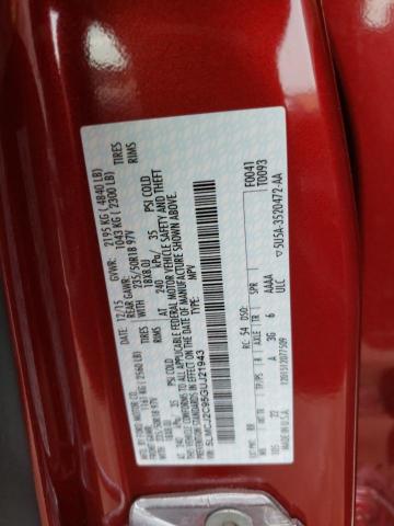 5LMCJ2C95GUJ21943 - 2016 LINCOLN MKC SELECT 红色 照片 14