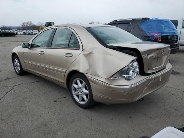 WDBRF84J43F374196 - 2003 MERCEDES-BENZ C 320 4MATIC BEIGE photo 2