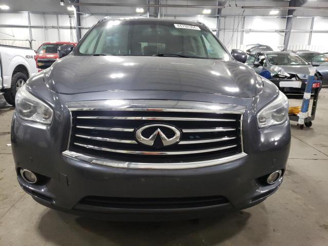 5N1AL0MM0DC332142 - 2013 INFINITI JX35 GRAY photo 5