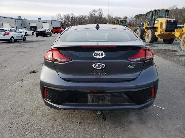 KMHC65LC1JU081935 - 2018 HYUNDAI IONIQ BLUE GRAY photo 6