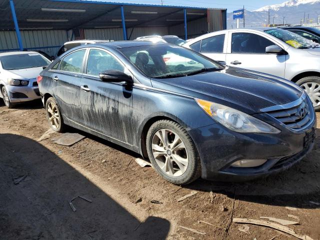 5NPEC4AC3CH336794 - 2012 HYUNDAI SONATA SE BLUE photo 4