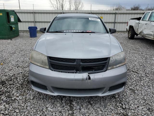 1C3CDZAB4EN173265 - 2014 DODGE AVENGER SE SILVER photo 5